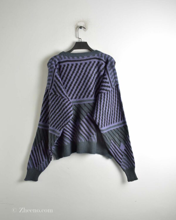 بافت وینتیج بنفش طرح دار