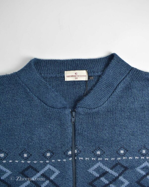 بافت وینتیج زیپ دار Carabou