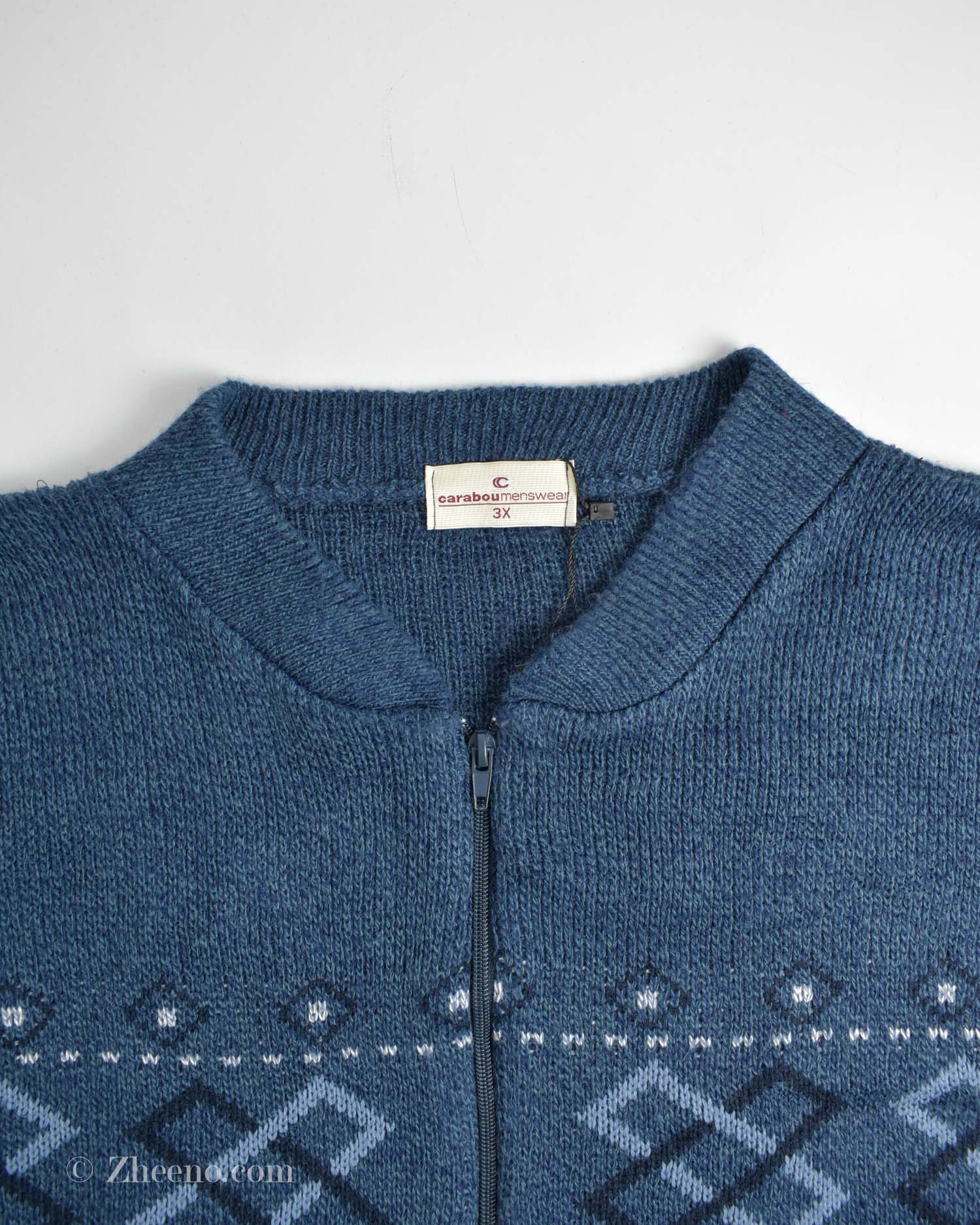 17690101738373010 بافت وینتیج زیپ دار Carabou