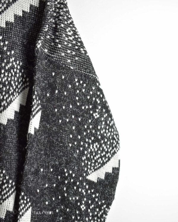 بافت وینتیج مشکی سفید New era