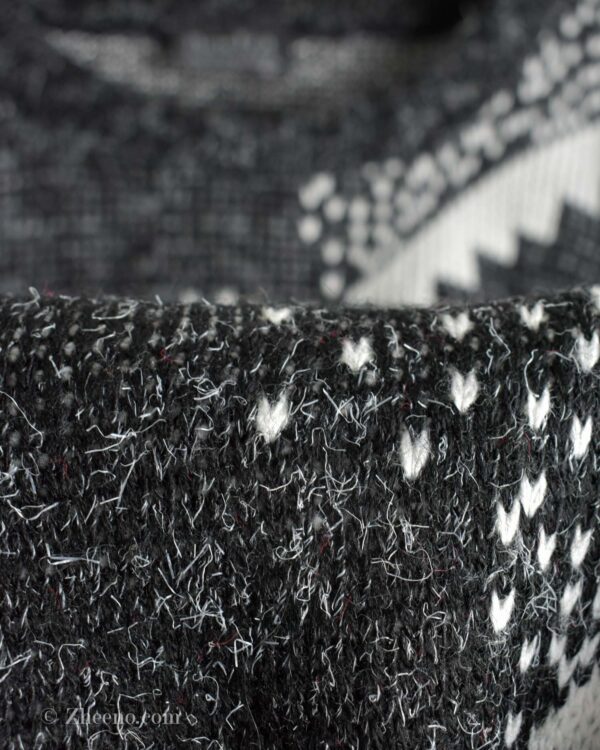 بافت وینتیج مشکی سفید New era