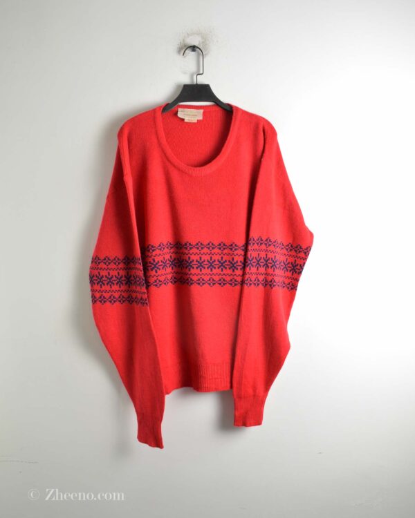 بافت وینتیج قرمز