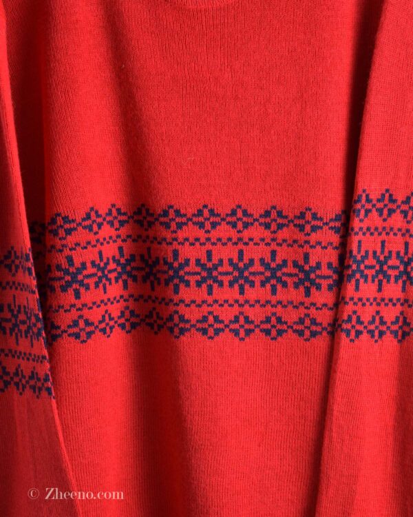 بافت وینتیج قرمز