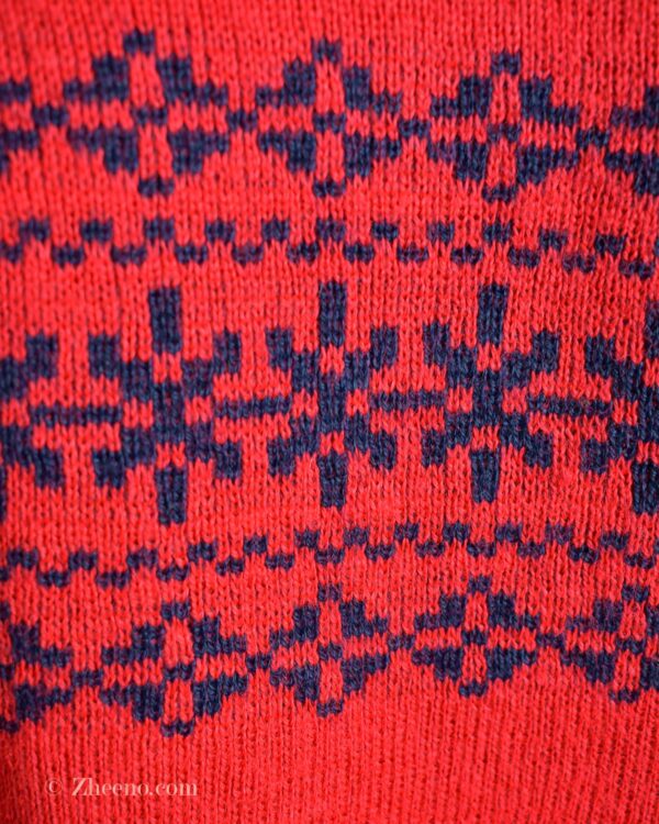 بافت وینتیج قرمز