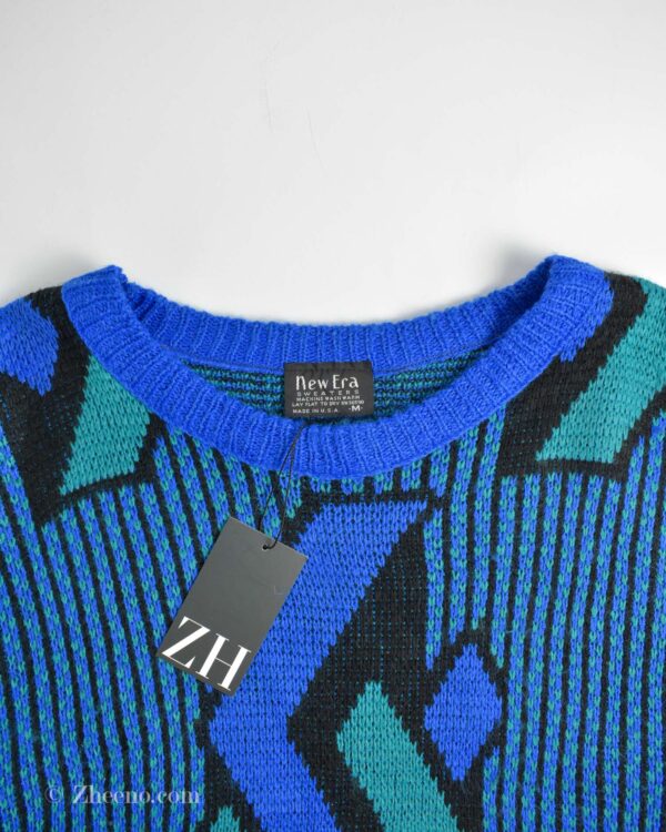 بافت وینتیج آبی New Era