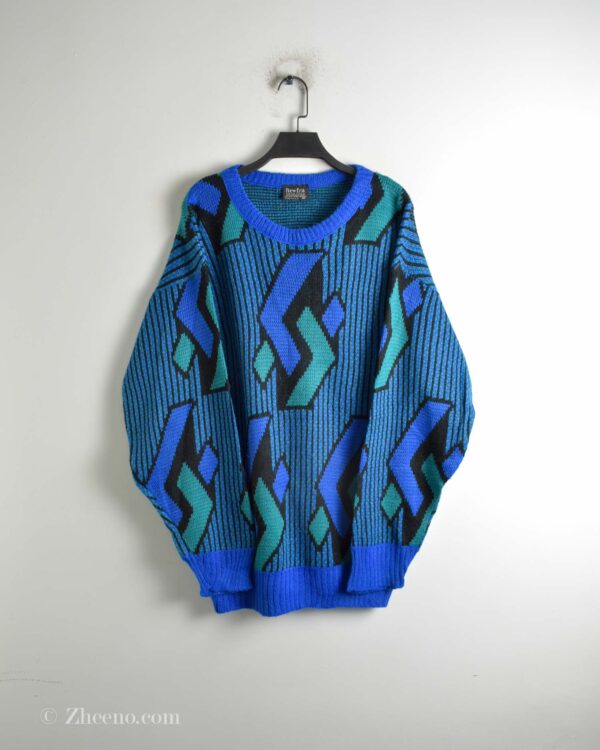 بافت وینتیج آبی New Era