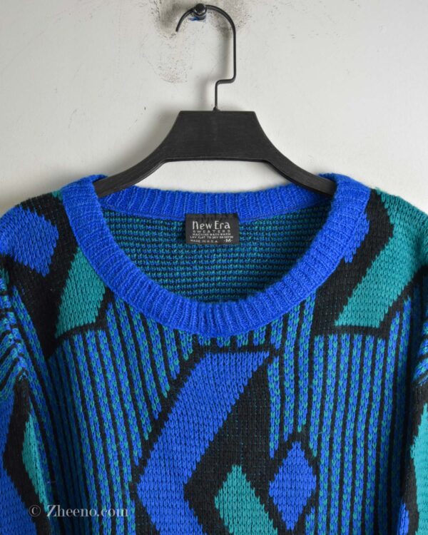 بافت وینتیج آبی New Era