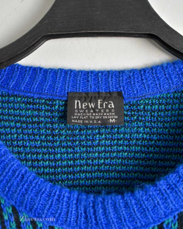 بافت وینتیج آبی New Era