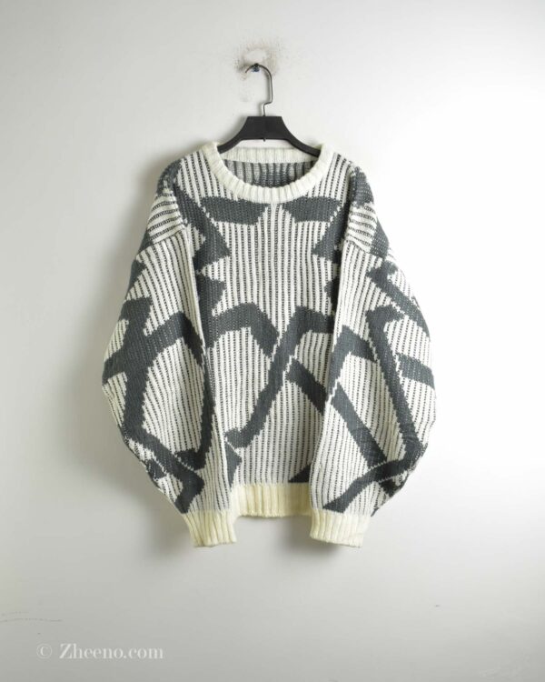 بافت وینتیج طرح دار دورنگ