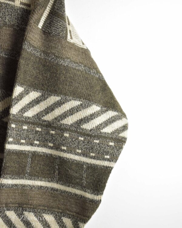 بافت وینتیج یقه دار سه دکمه Profilo