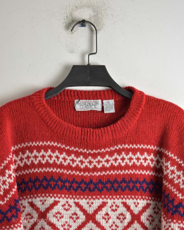 بافت وینتیج قرمز Westchester Classics