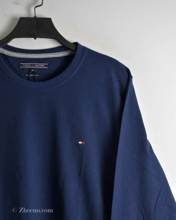 تیشرت آستین دار سرمه ای Tommy Hilfiger