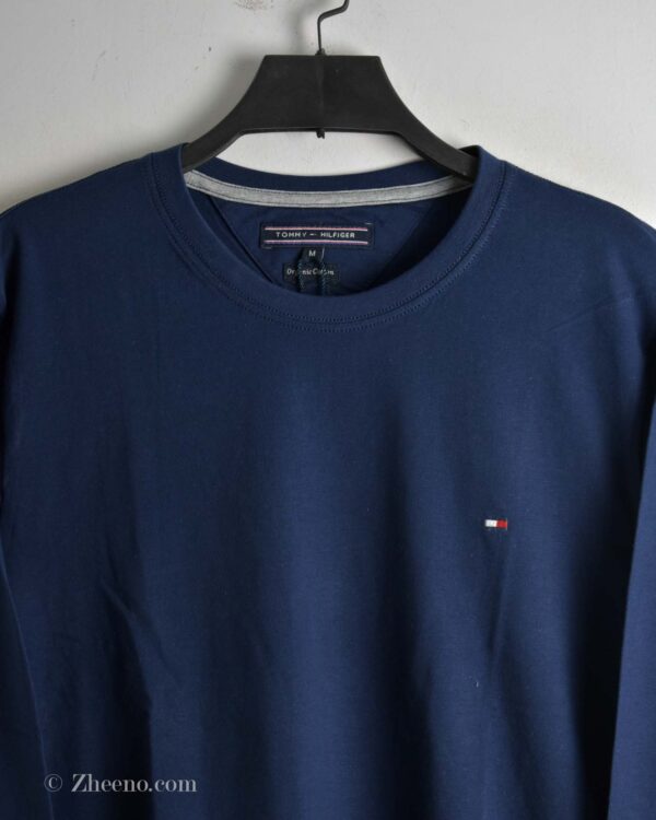 تیشرت آستین دار سرمه ای Tommy Hilfiger