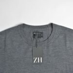 بافت ساده یقه گرد خاکستری Asos