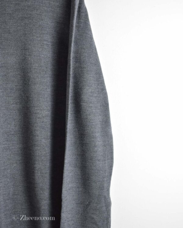 بافت ساده یقه گرد خاکستری Asos