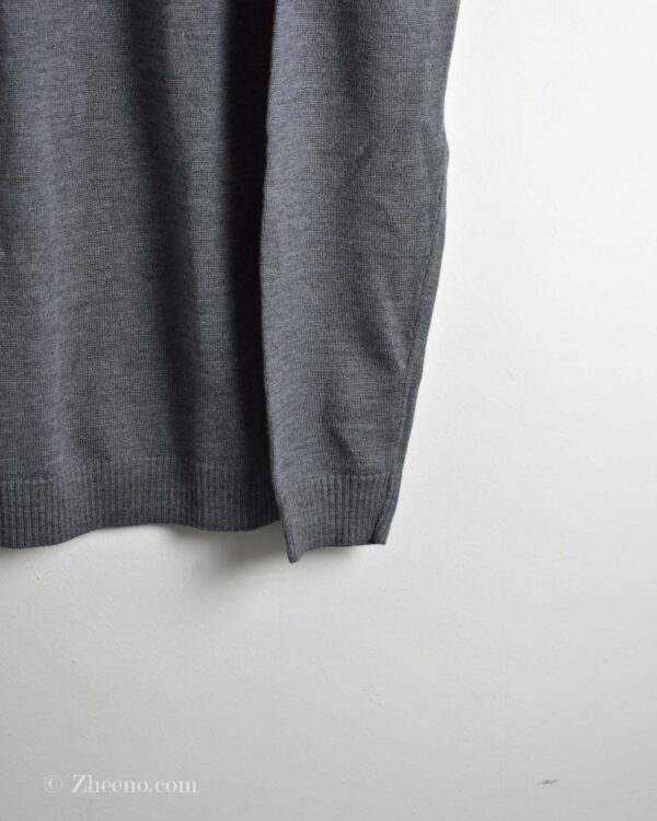 بافت ساده یقه گرد خاکستری Asos