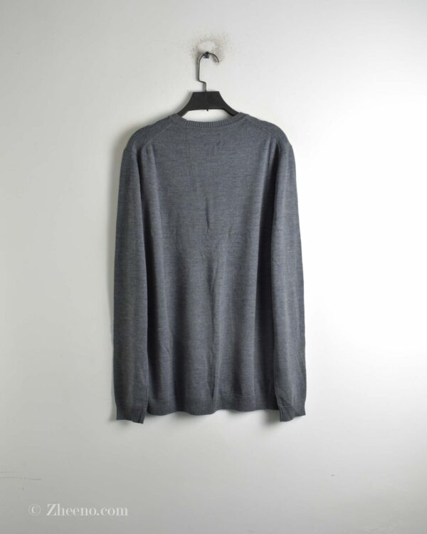 بافت ساده یقه گرد خاکستری Asos