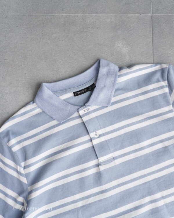 پولوشرت آبی راه راه Livergy