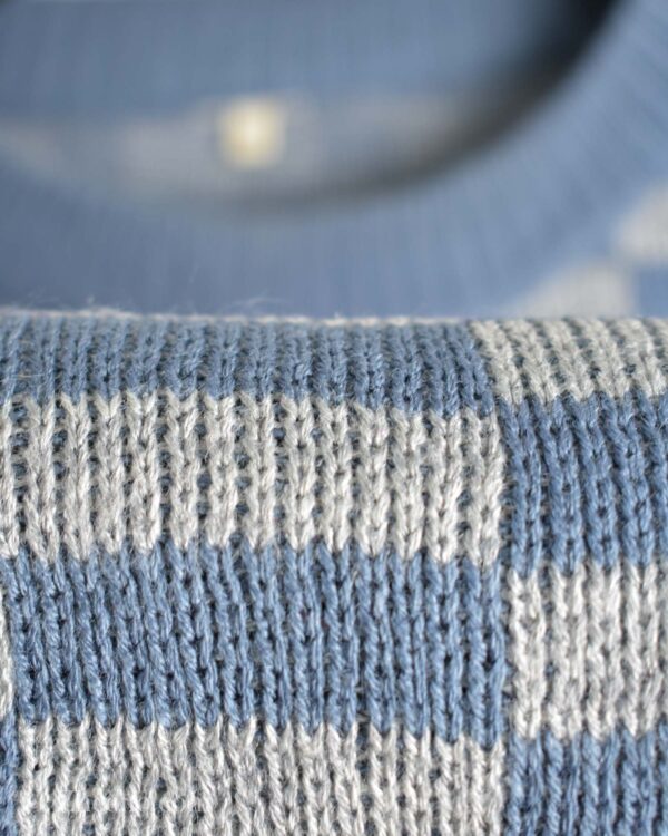 بافت وینتیج آبی طوسی