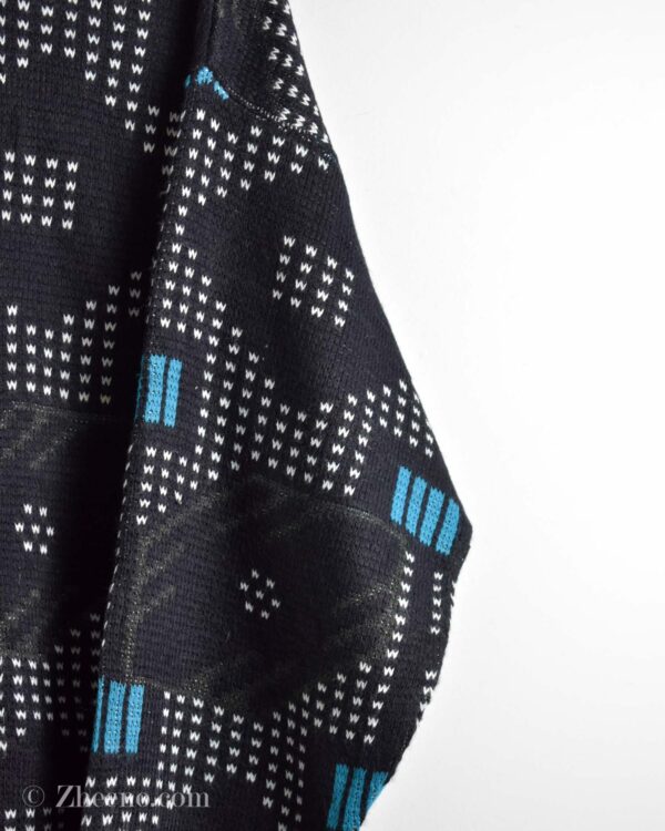 بافت وینتیج مشکی طرح چرم Fellini