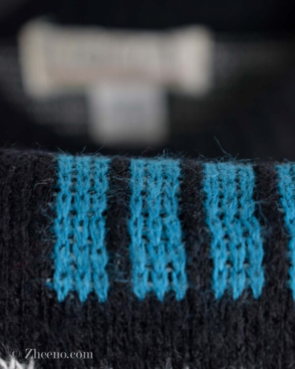 بافت وینتیج مشکی طرح چرم Fellini