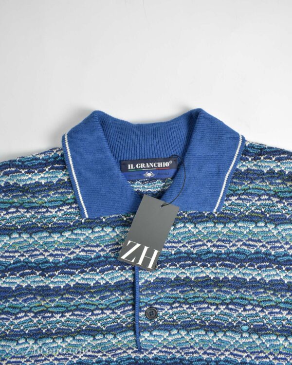 بافت وینتیج یقه دار سه دکمه Il Granchio