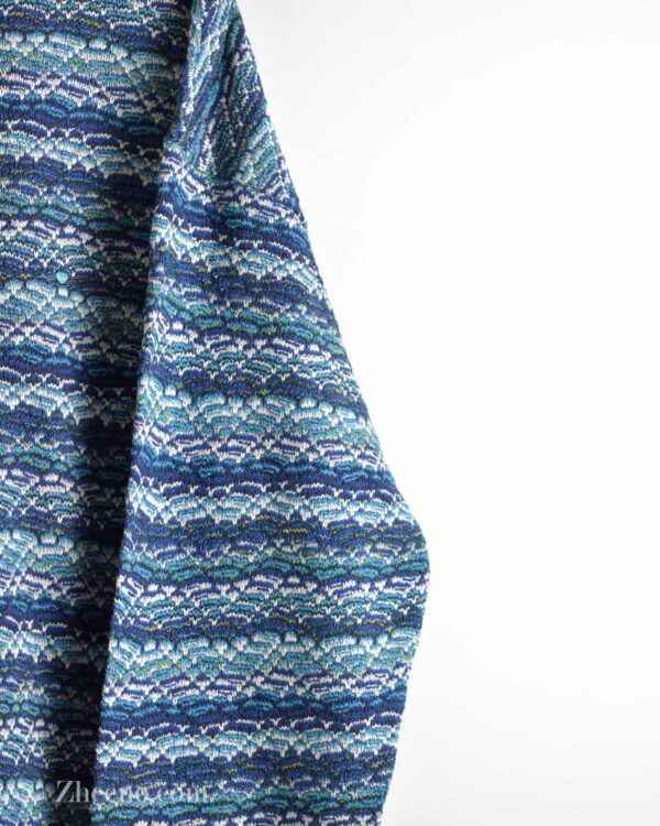 بافت وینتیج یقه دار سه دکمه Il Granchio