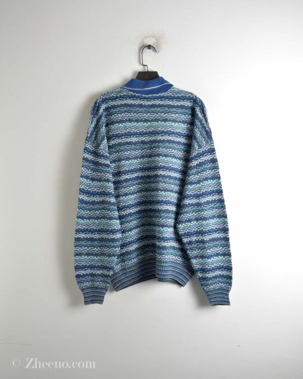 بافت وینتیج یقه دار سه دکمه Il Granchio