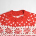 بافت کریسمسی طرح دار