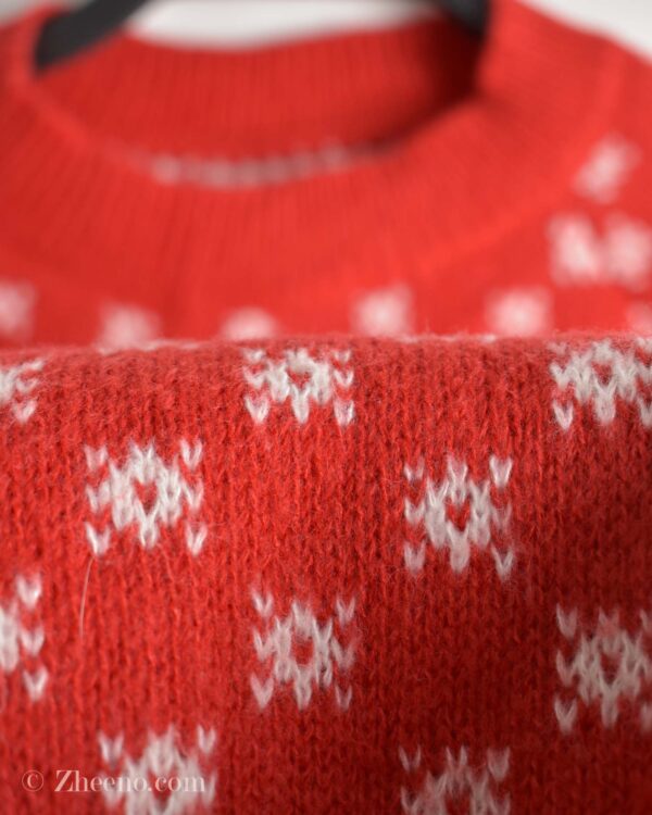 بافت کریسمسی طرح دار