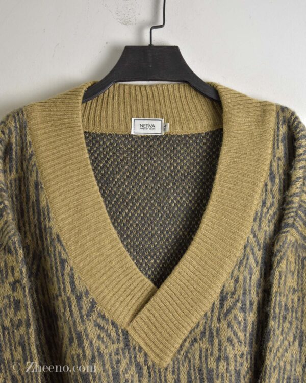 بافت وینتیج یقه هفت کرم