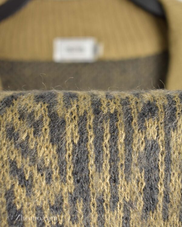 بافت وینتیج یقه هفت کرم