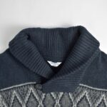 بافت وینتیج یقه دار تک دکمه Wind River