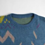 بافت وینتیج آبی نفتی