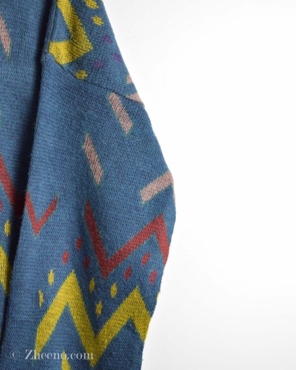 بافت وینتیج آبی نفتی