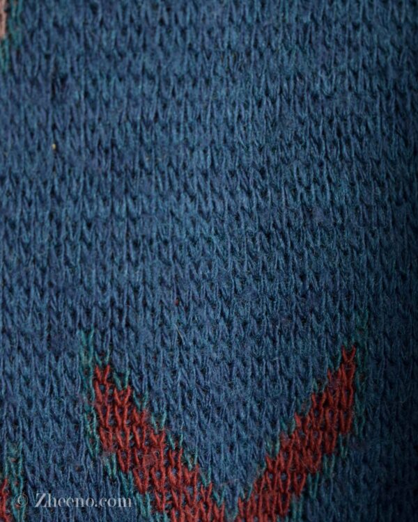 بافت وینتیج آبی نفتی