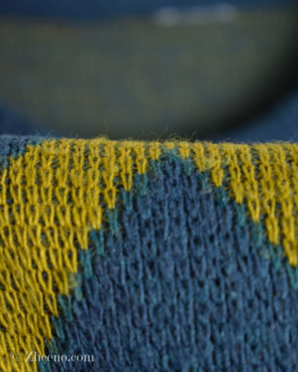 بافت وینتیج آبی نفتی