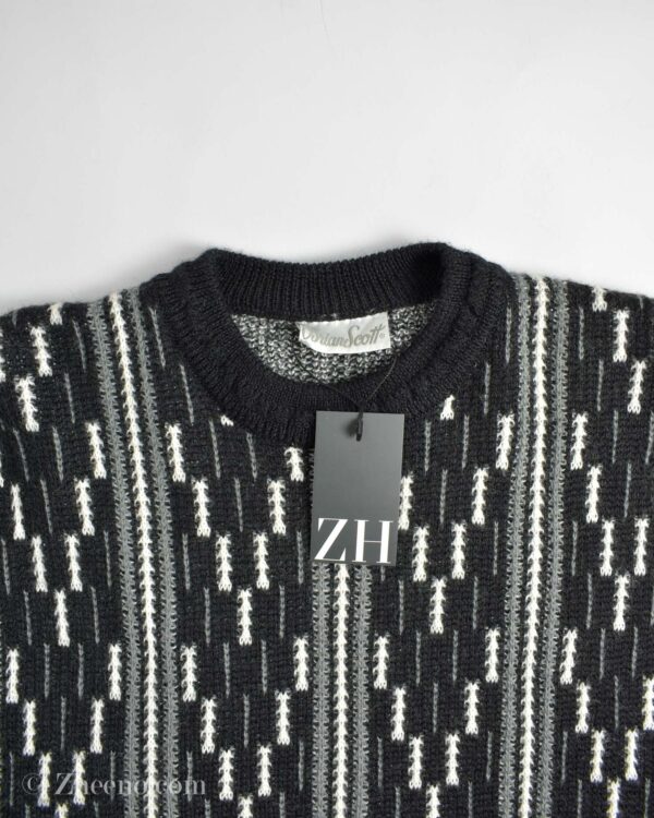 بافت وینتیج مشکی Brian Scott