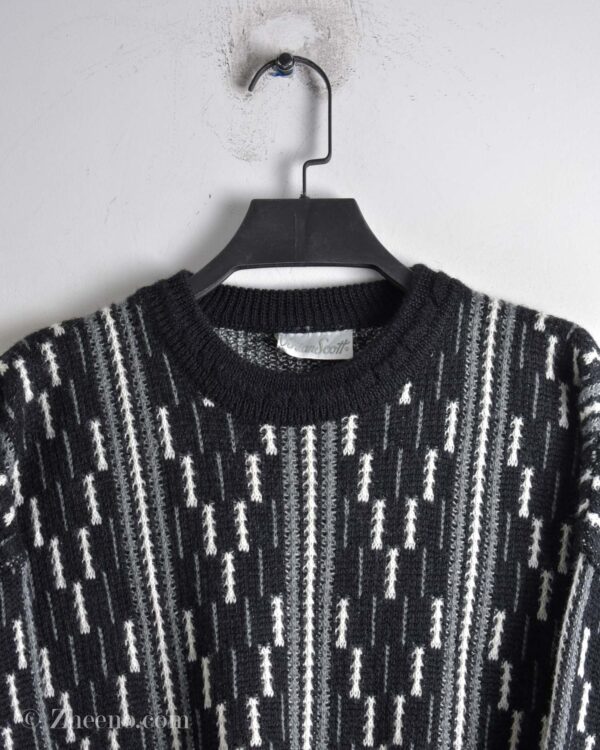 بافت وینتیج مشکی Brian Scott