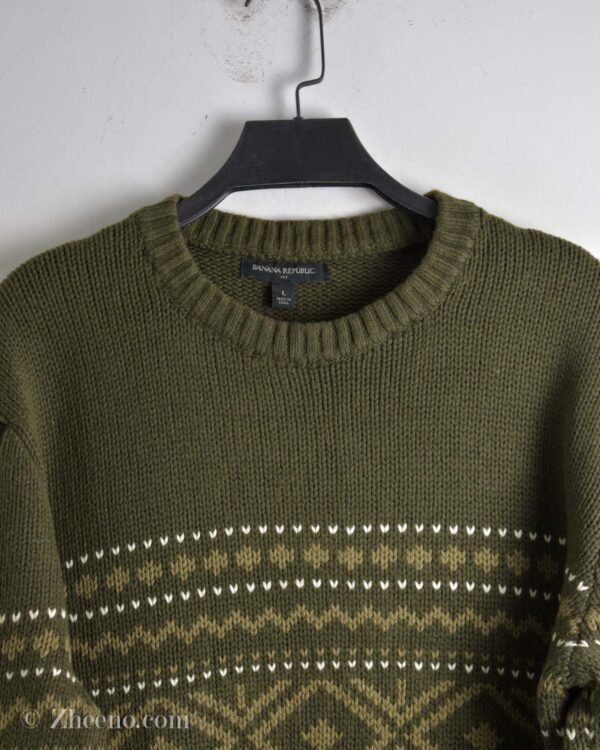 بافت وینتیج یشمی Banana Republic