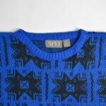 بافت وینتیج آبی 3130