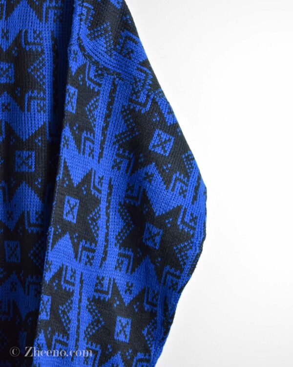 بافت وینتیج آبی 3130