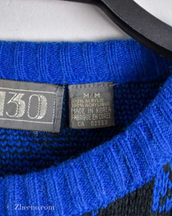 بافت وینتیج آبی 3130