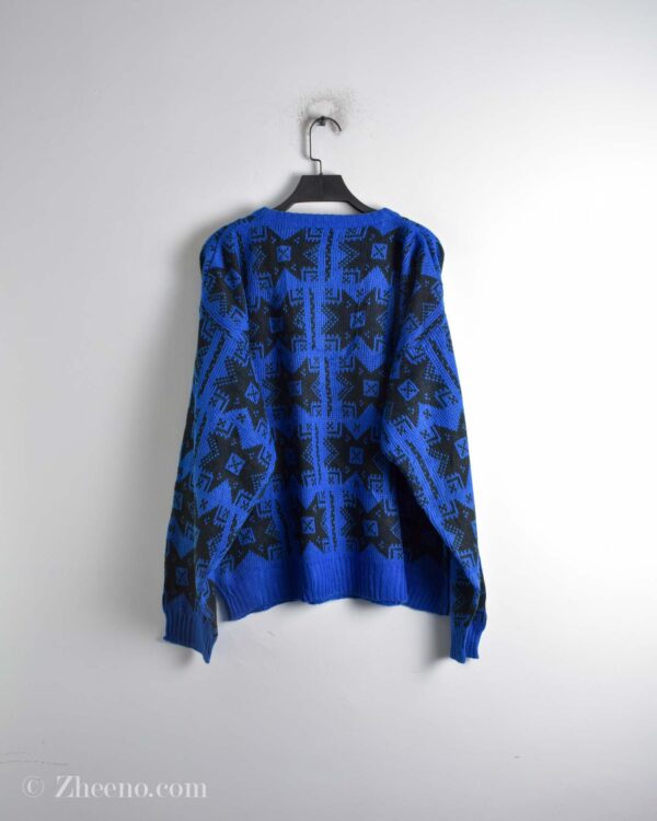 بافت وینتیج آبی 3130