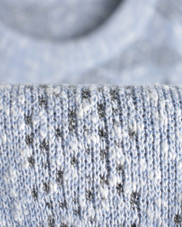 بافت وینتیج آبی طرح دار