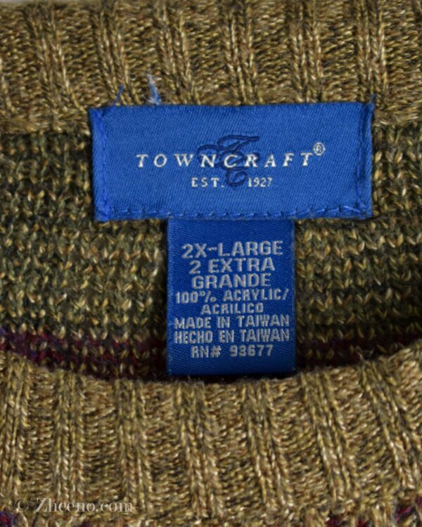 بافت وینتیج قهوه‌ای Towncraft