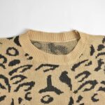 بافت وینتیج کرم طرح دار