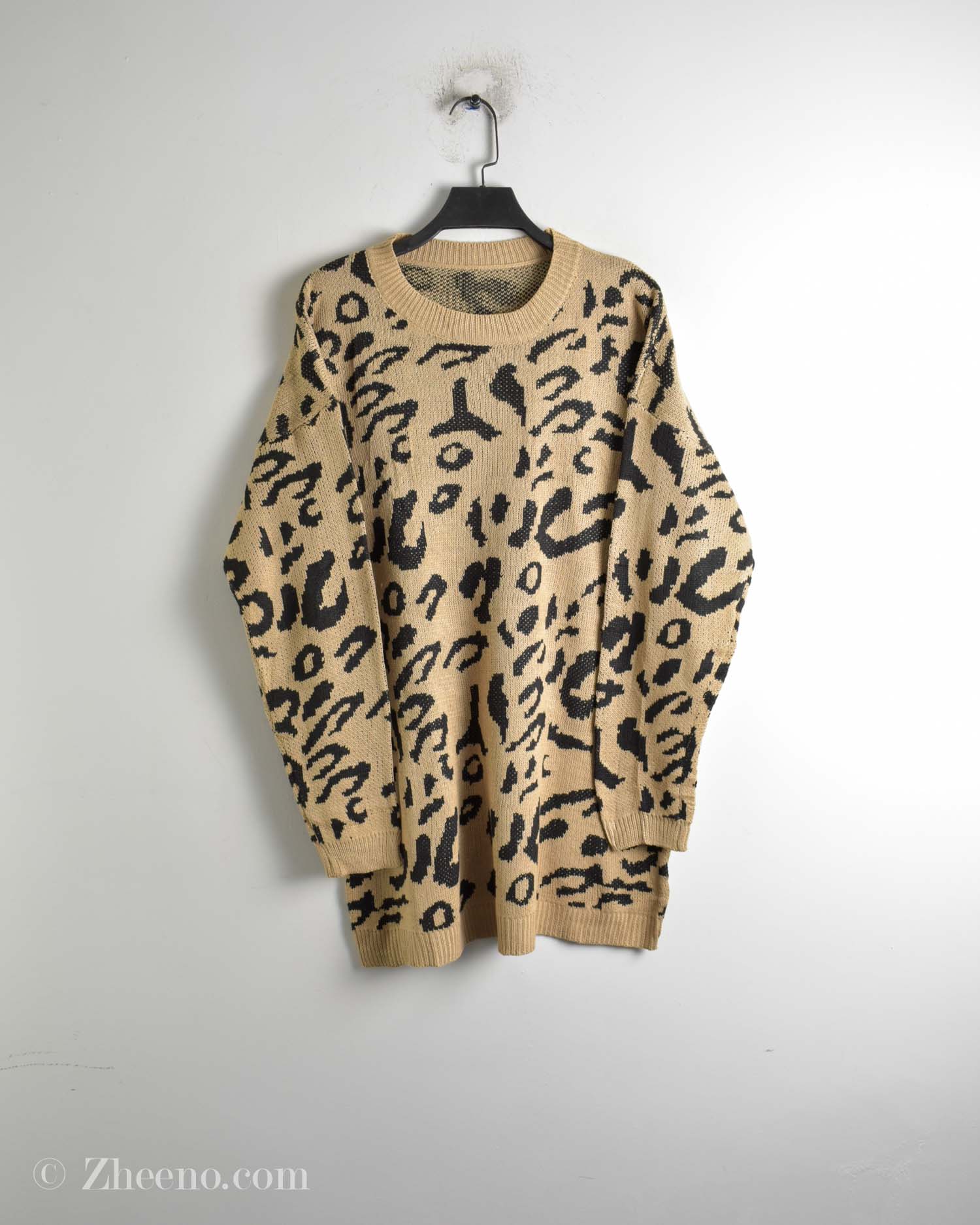 بافت وینتیج کرم طرح دار