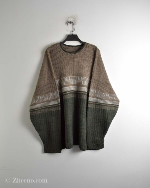 بافت وینتیج دورنگ طرح دار