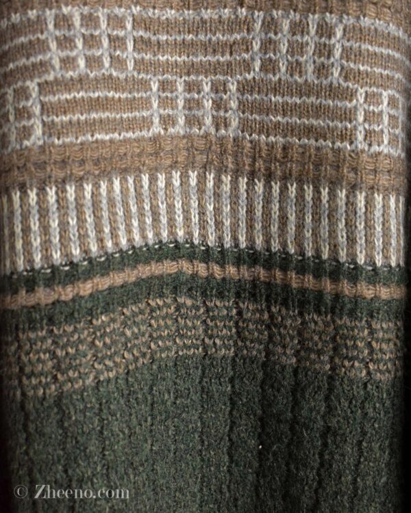 بافت وینتیج دورنگ طرح دار